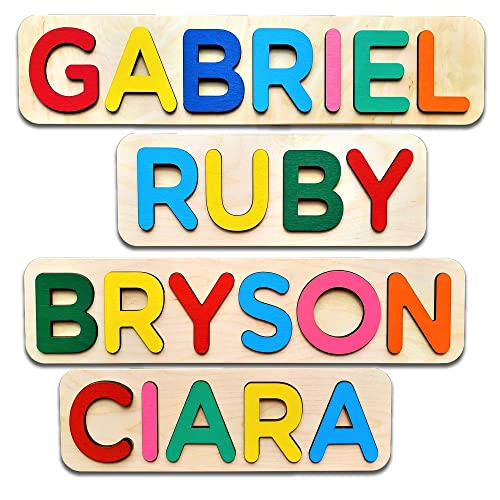 Wooden Name Puzzle | Custom Name Puzzle | Treasures of Pearl
