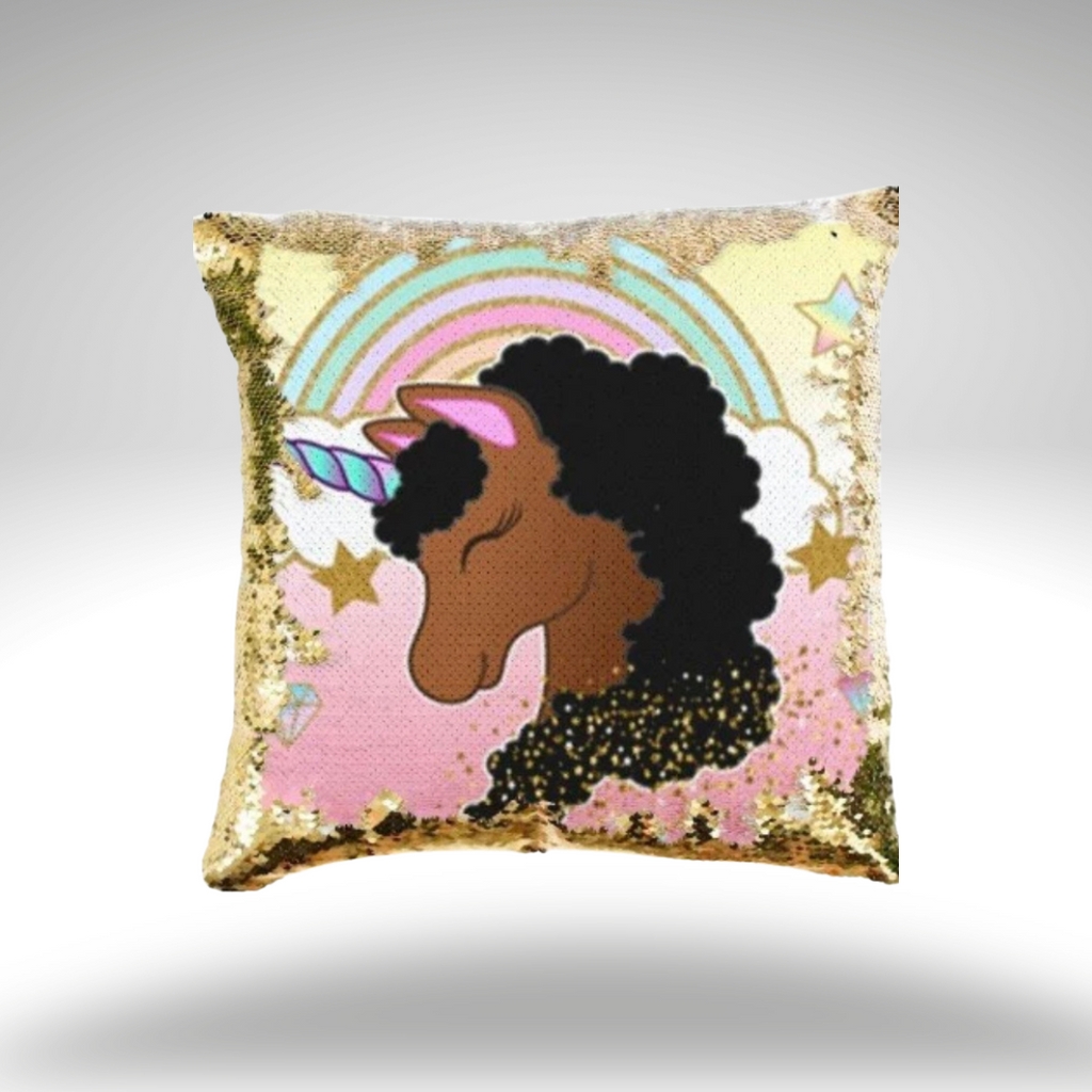 Custom Sequin Pillow | Reversible Sequin Pillow | Treasures of Pearl