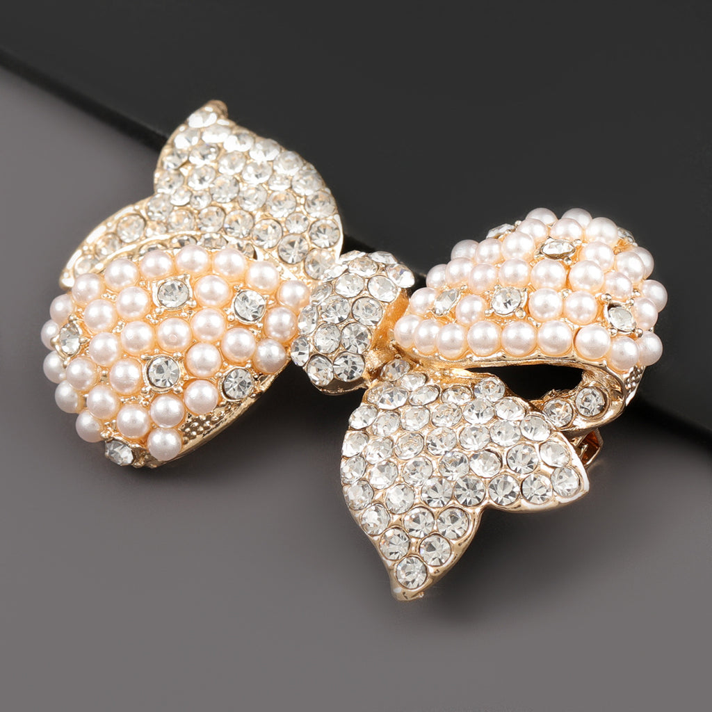 Pearl Bow Brooch | Classy Bow Brooch | Treasures of Pearl
