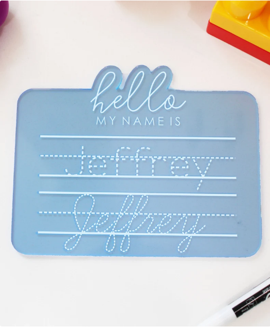 Name Tracing Board | Custom Tracing Board | Treasures of Pearl
